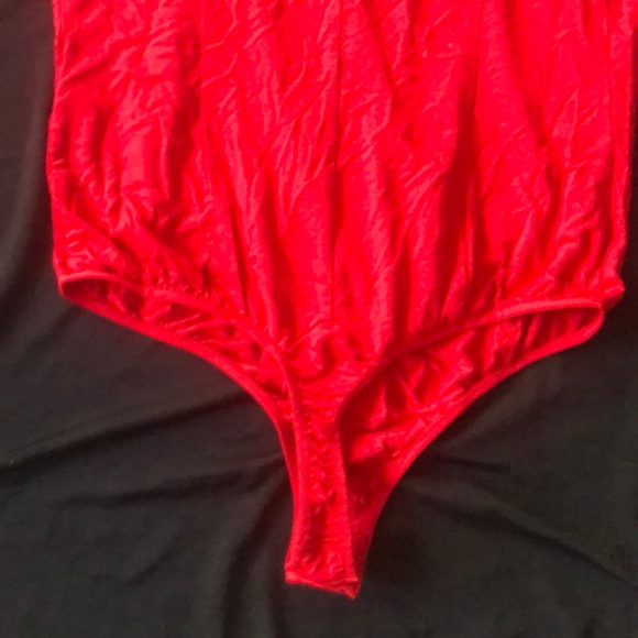 New Guess Marciano Daria sleeveless chiffon overlay bodysuit M - Picture 8 of 11